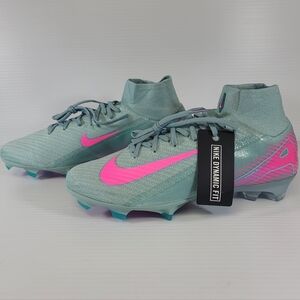 Nike Zoom Mercurial Superfly 10 Elite FG Prism Mens Size Cleats FQ1454-301